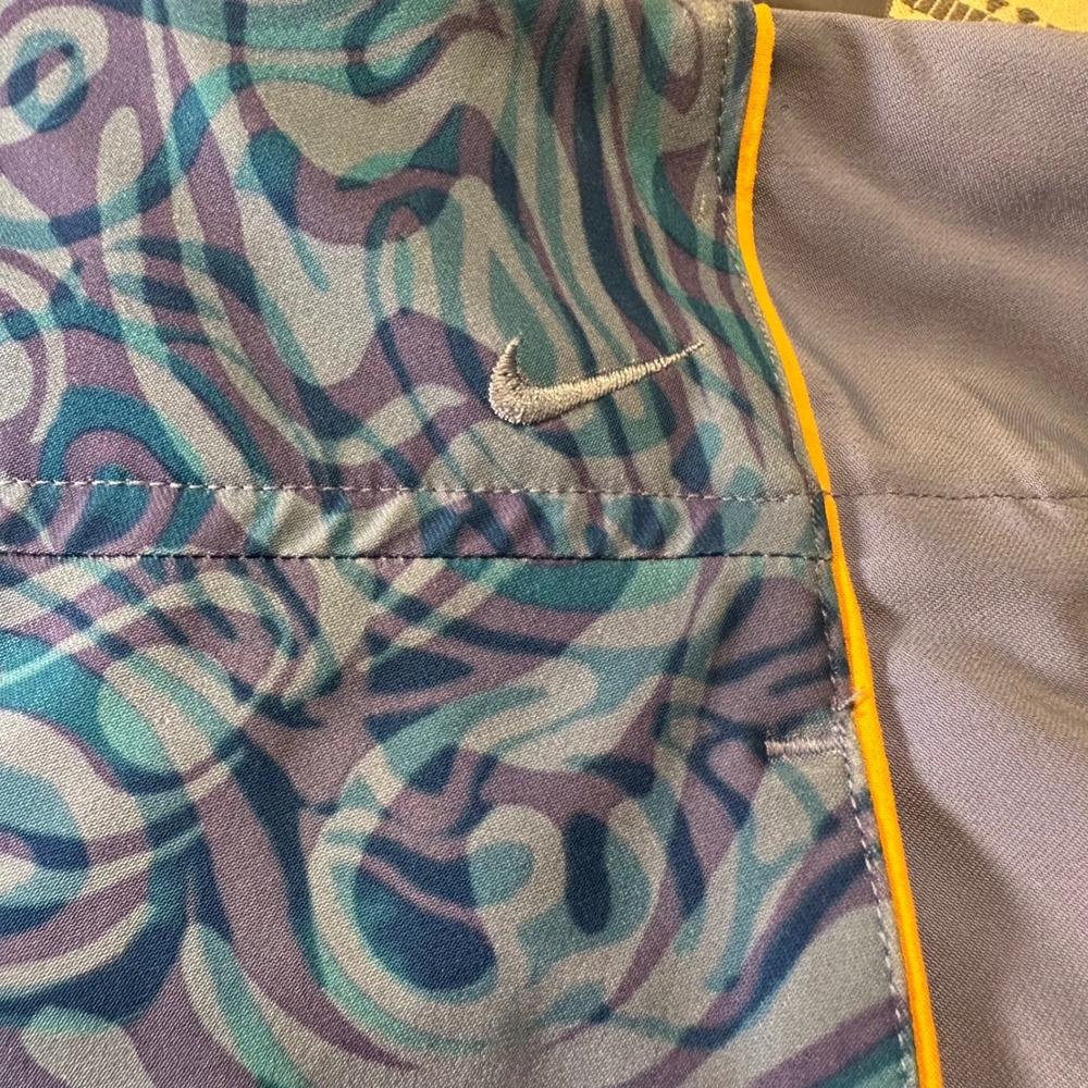Nike Golf Dri-FIT Skort Blue Psychedelic Swirl Print Athletic Skirt Womens 8 M - Picture 6 of 9
